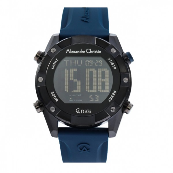 Alexandre Christie AC 9372 Blue Navy MHRIPBABU Digital AC Digi